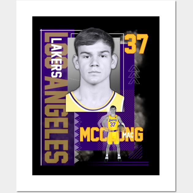 Los Angeles Lakers Mac McClung 37 Wall Art by today.i.am.sad